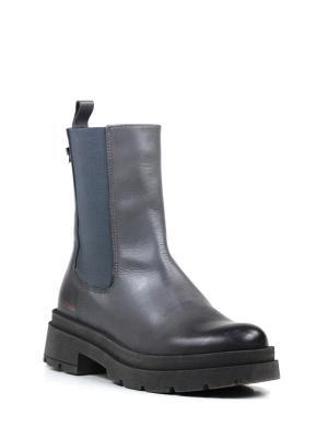Bota Muv em Pele Cinza