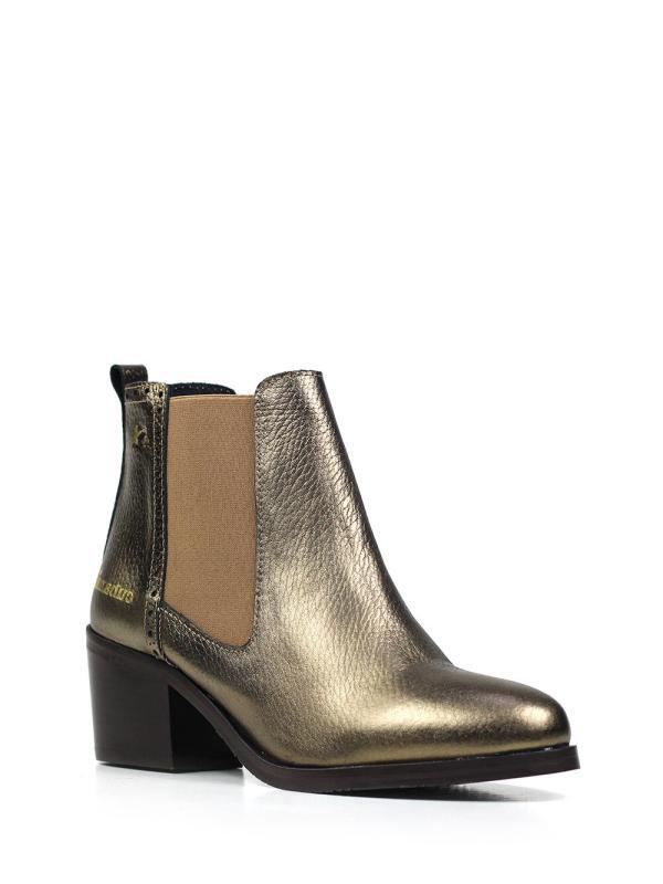 Bota Vitoria Pele Gold