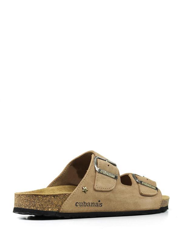 Sandália Comporta Camurça Beige