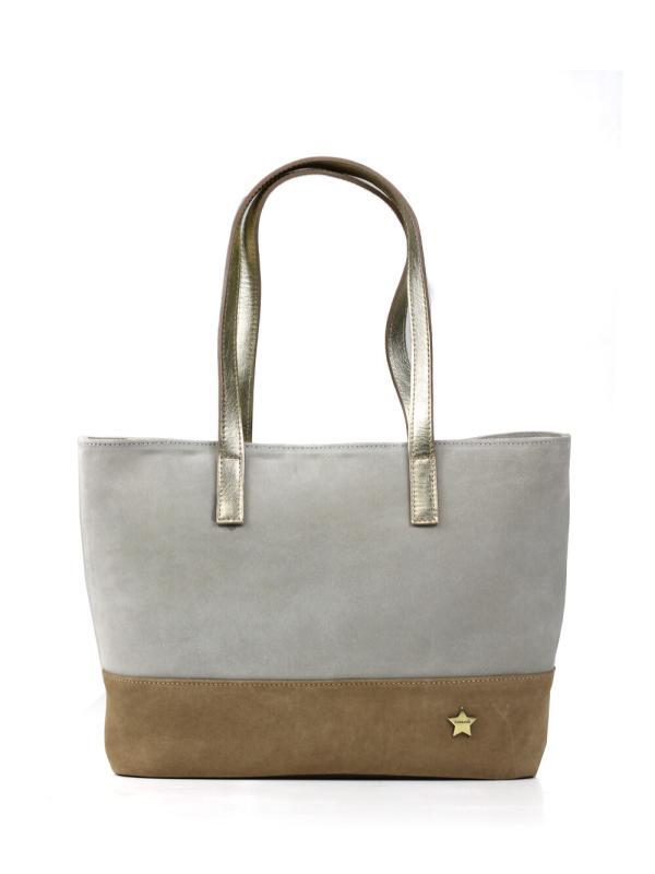 Mala Shopper em Camurça Beige