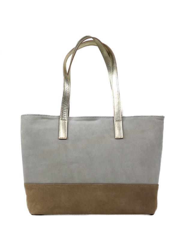 Mala Shopper em Camurça Beige