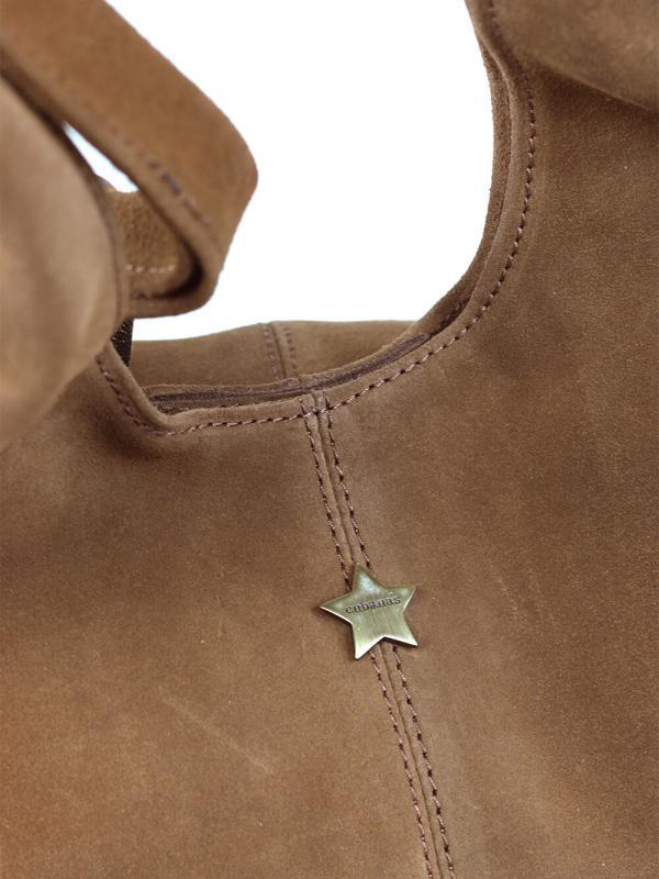Shopper Shoulder Bag in Brown Suede - Image 4