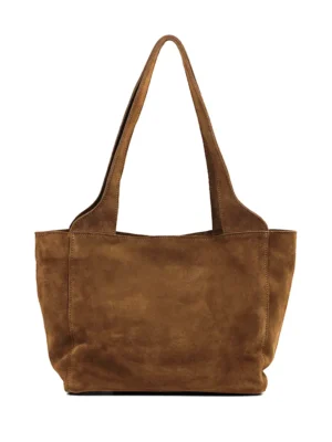Mala Shopper em Camurça Castanha
