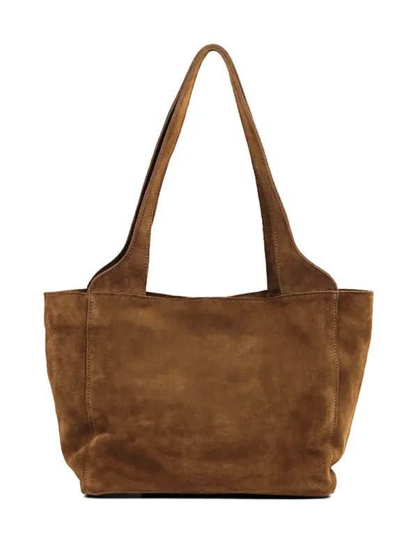 Mala Shopper em Camurça Castanha