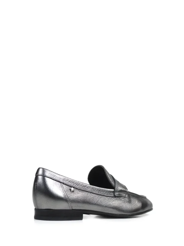 Loafer em Pele Prata