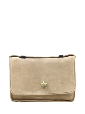Mala Midi em Camurça Beige