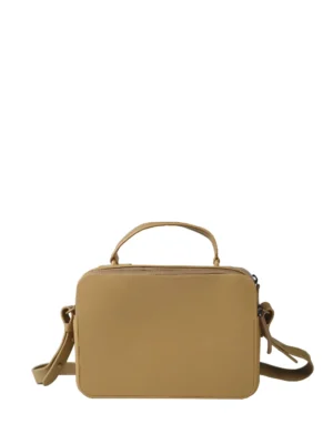 Mala em PVC Beige e Alça Tiracolo