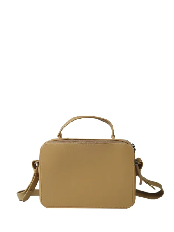 Mala em PVC Beige e Alça Tiracolo