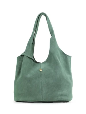 Mala Shop em Camurça Verde
