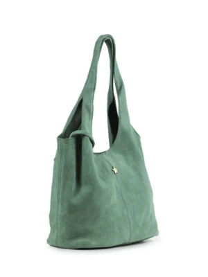 Mala Shop em Camurça Verde