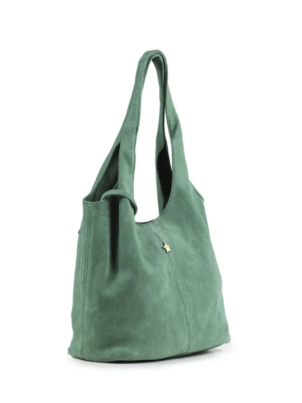 Mala Shop em Camurça Verde