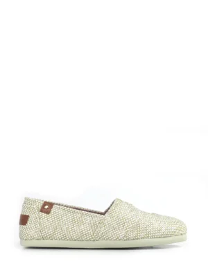 Alpergata em Tecido Beige