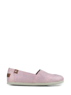 Alpergata em Tecido Rosa com Glitter