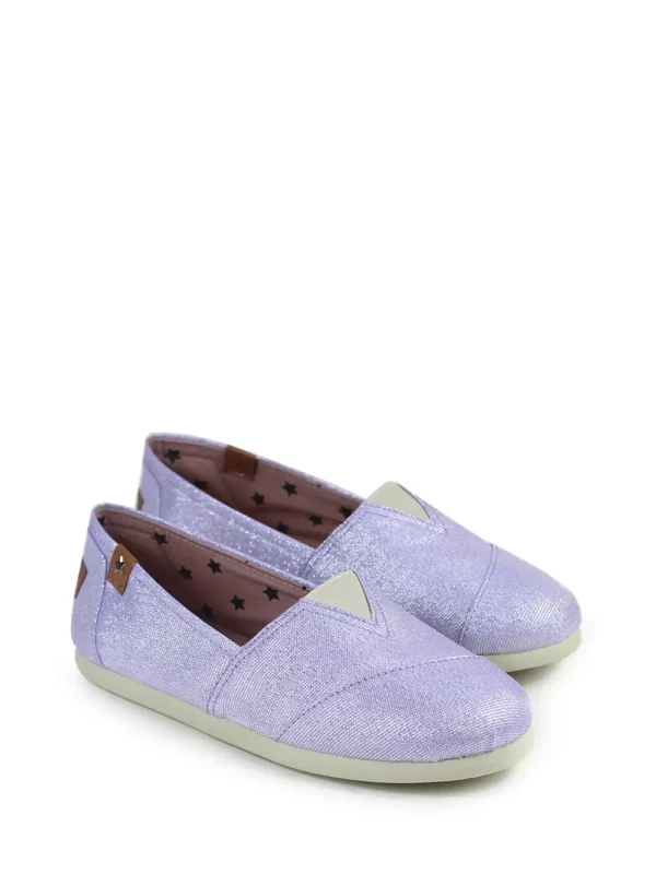 Alpergata em Tecido Roxo com Glitter - Image 4
