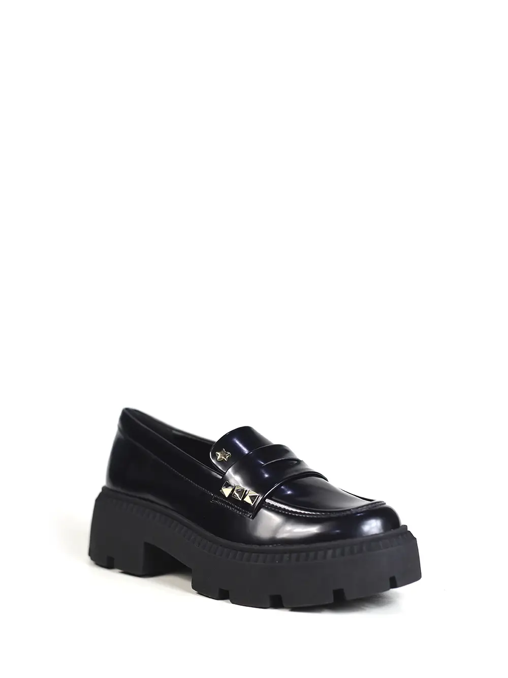 Loafer Preto em Pele e Spikes - Image 2