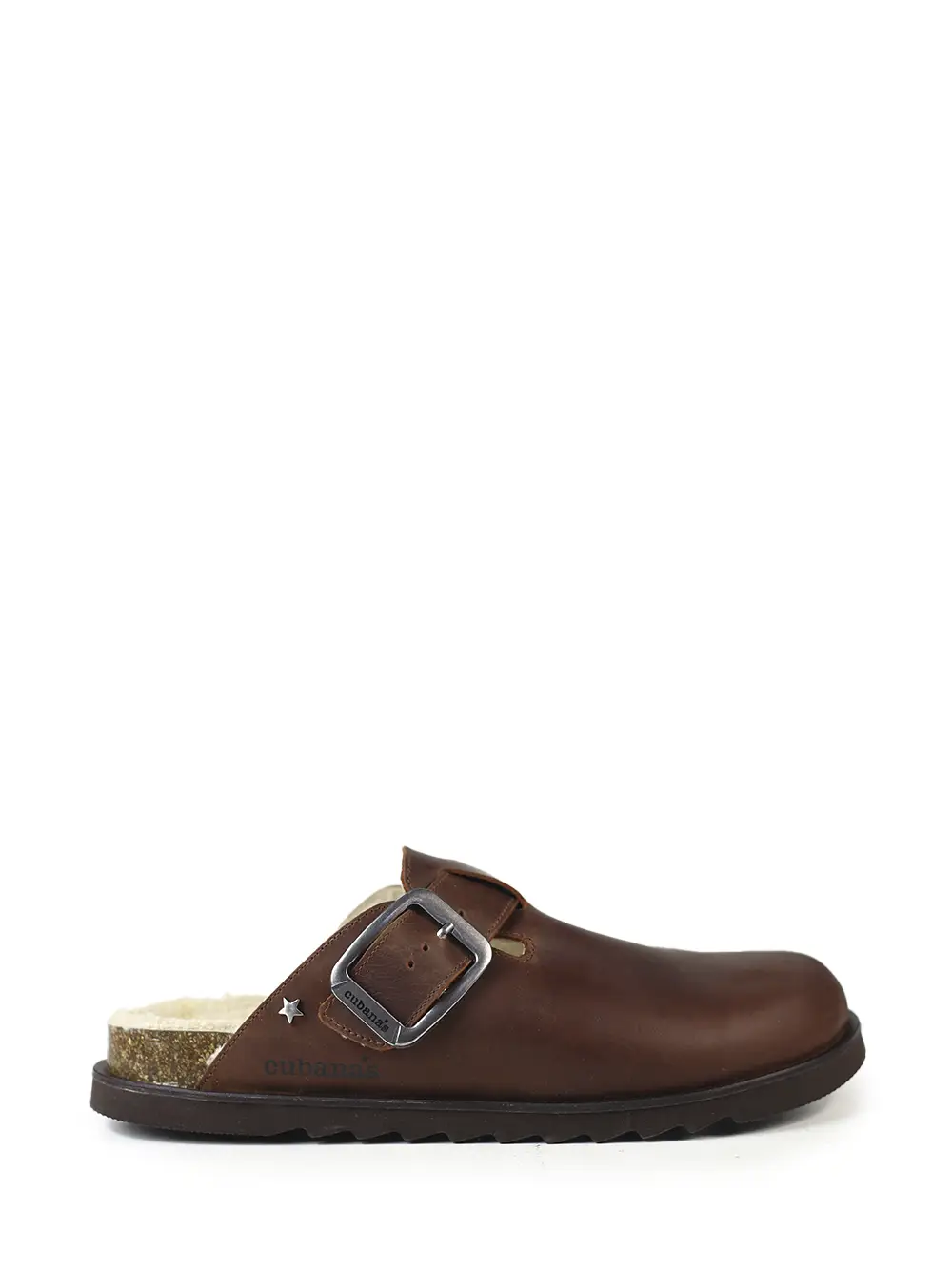 Maria-Sandália Homem em Pele Castanha e Pelo Natural