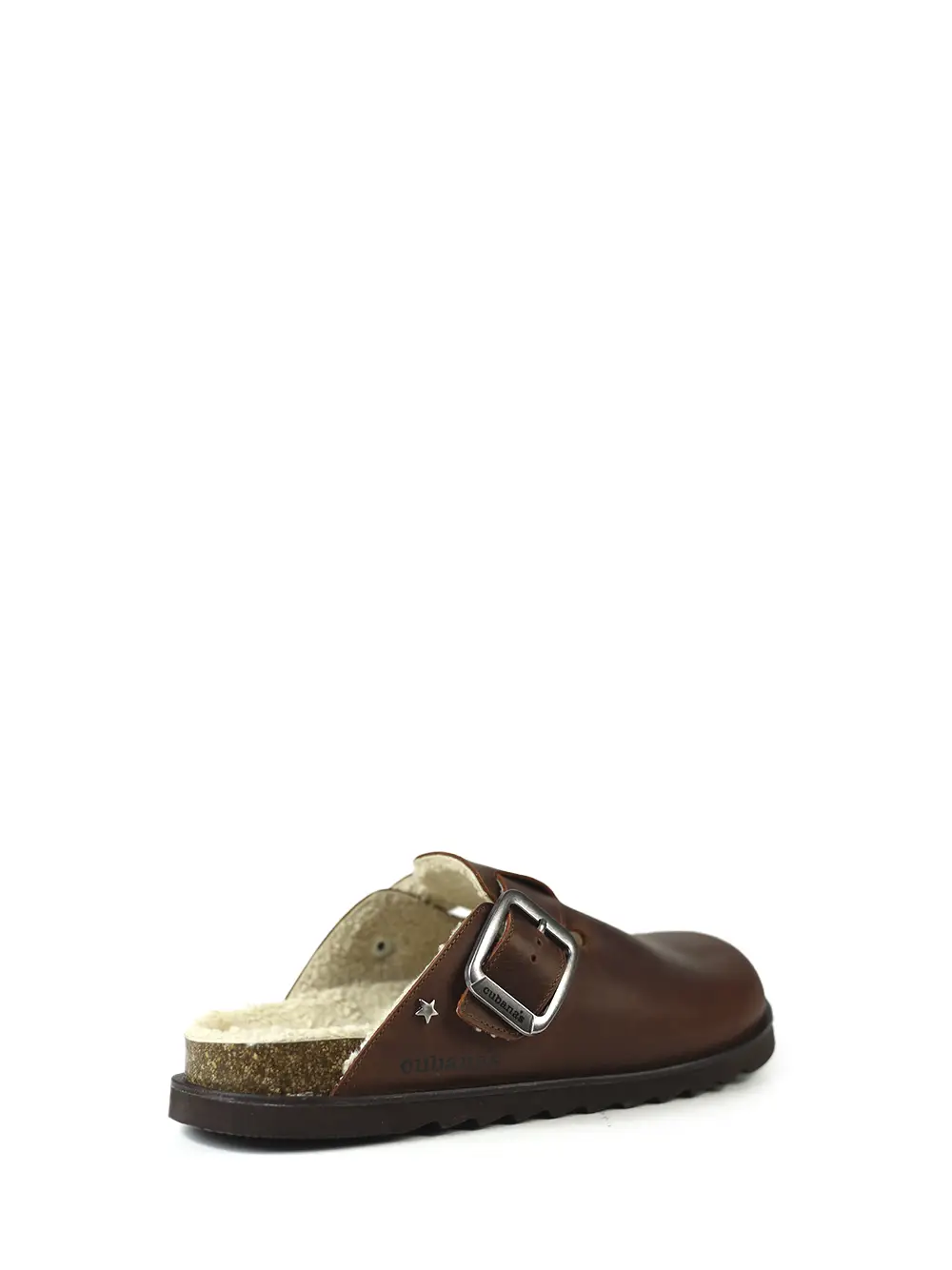 Maria-Sandália Homem em Pele Castanha e Pelo Natural - Image 3