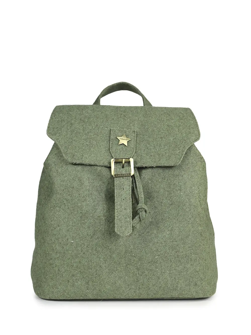 Green Burel Backpack