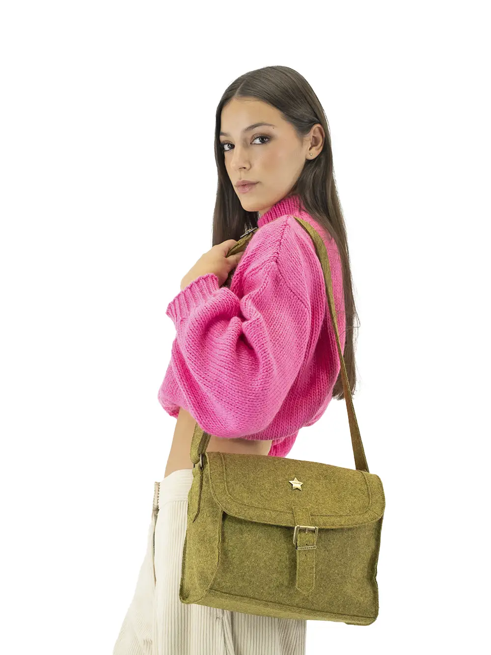 Yellow Burel Bag - Image 2