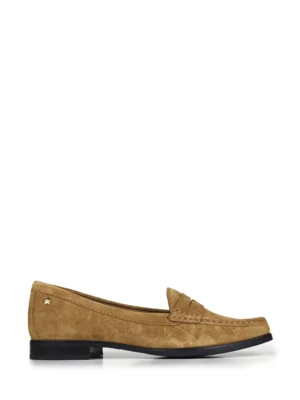 Loafer em Camurça Camel
